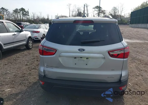 2019 Ford Ecosport Se from USA, damaged, VIN MAJ6S3GL8KC258683